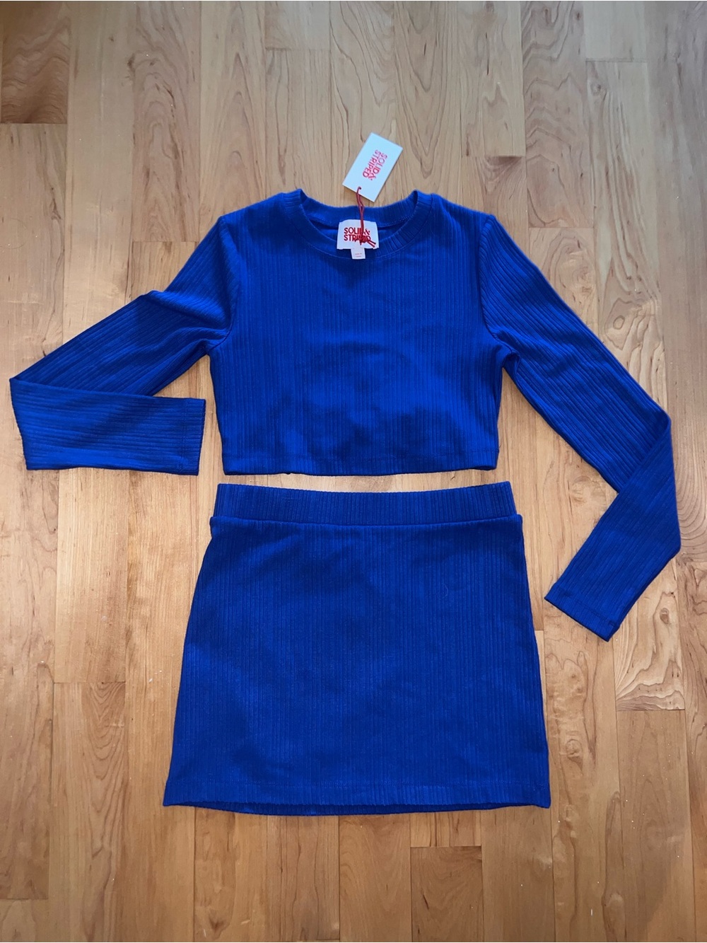 SOLID & STRIPED Kalani Set in Sapphire NWT